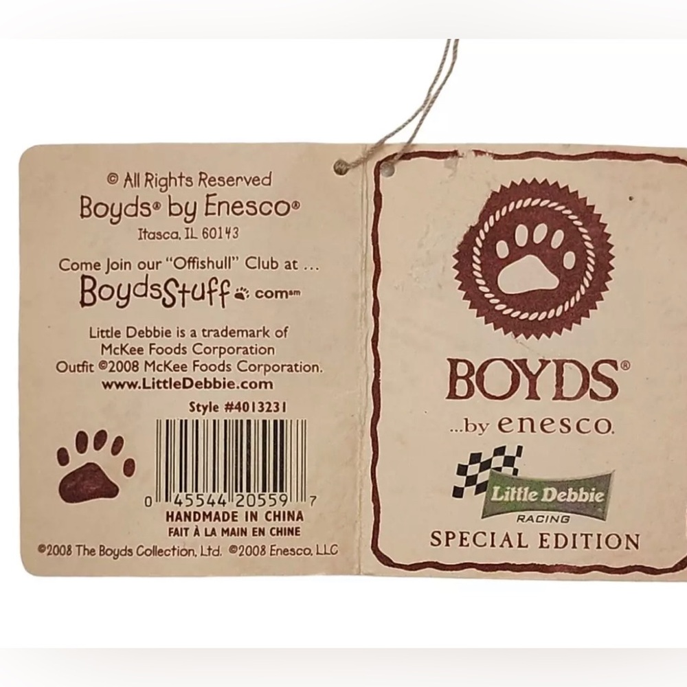 Boyds Koala Bear 2008 Special Edition Little Debbie Snacks NASCAR Marcos Ambrose - Picture 6 of 10